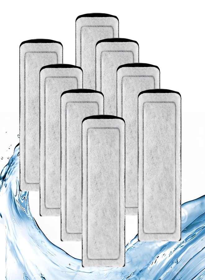 Pryitier 8 Pack Filter Cartridge for Marina Slim Filter S10/S15/S20, Replacement Fish Tank Cartridges with Ceramic for All Three Marina Slim Models - Image 1